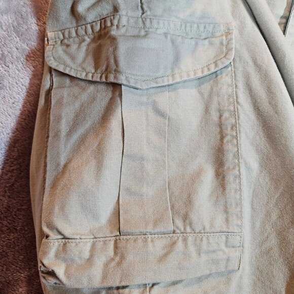 Columbia Womens L Beige Convertible Cargo Pants Zip-Off Legs shorts Cotton - Picture 3 of 14